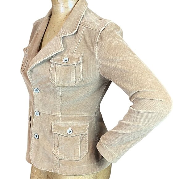 Department of Peace Corduroy Jacket XS Tan #132L - Picture 4 of 9